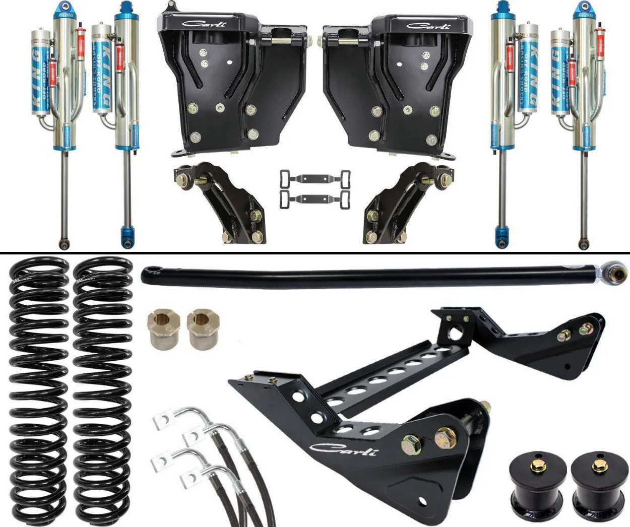 '08-10 Ford F250/350 3.0 Unchained System-4.5" Lift