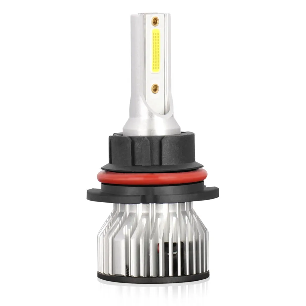1 Pair Aluminum Car Led Headlight Ip68 Waterproof 6000k