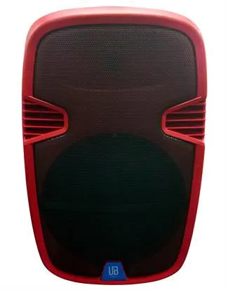 15" Portable Bluetooth DJ Speaker with Stand - BLUE