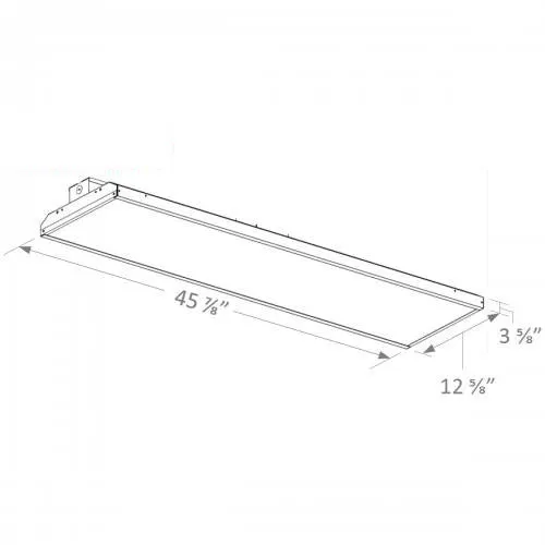 180W LED Highbay Fixture - DIM - 5000k - 120/277v - DLC Premium