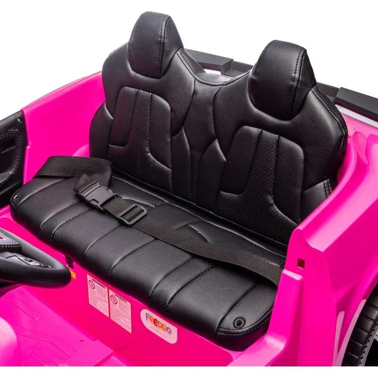 24V Corvette C8 2-Seater Ride On Car - Pink