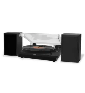3 Speed Stereo Turntable and Speakers BT JEN-JTA-315