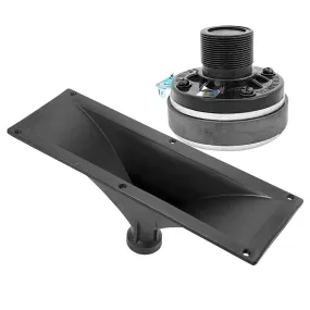 5 Core 15x5 Inch Piezo Flush Mount Horn Tweeter with Compression