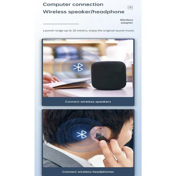 5.0 Bluetooth Wireless Audio Transmitter Receiver