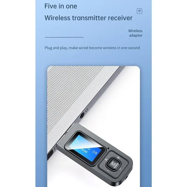 5.0 Bluetooth Wireless Audio Transmitter Receiver
