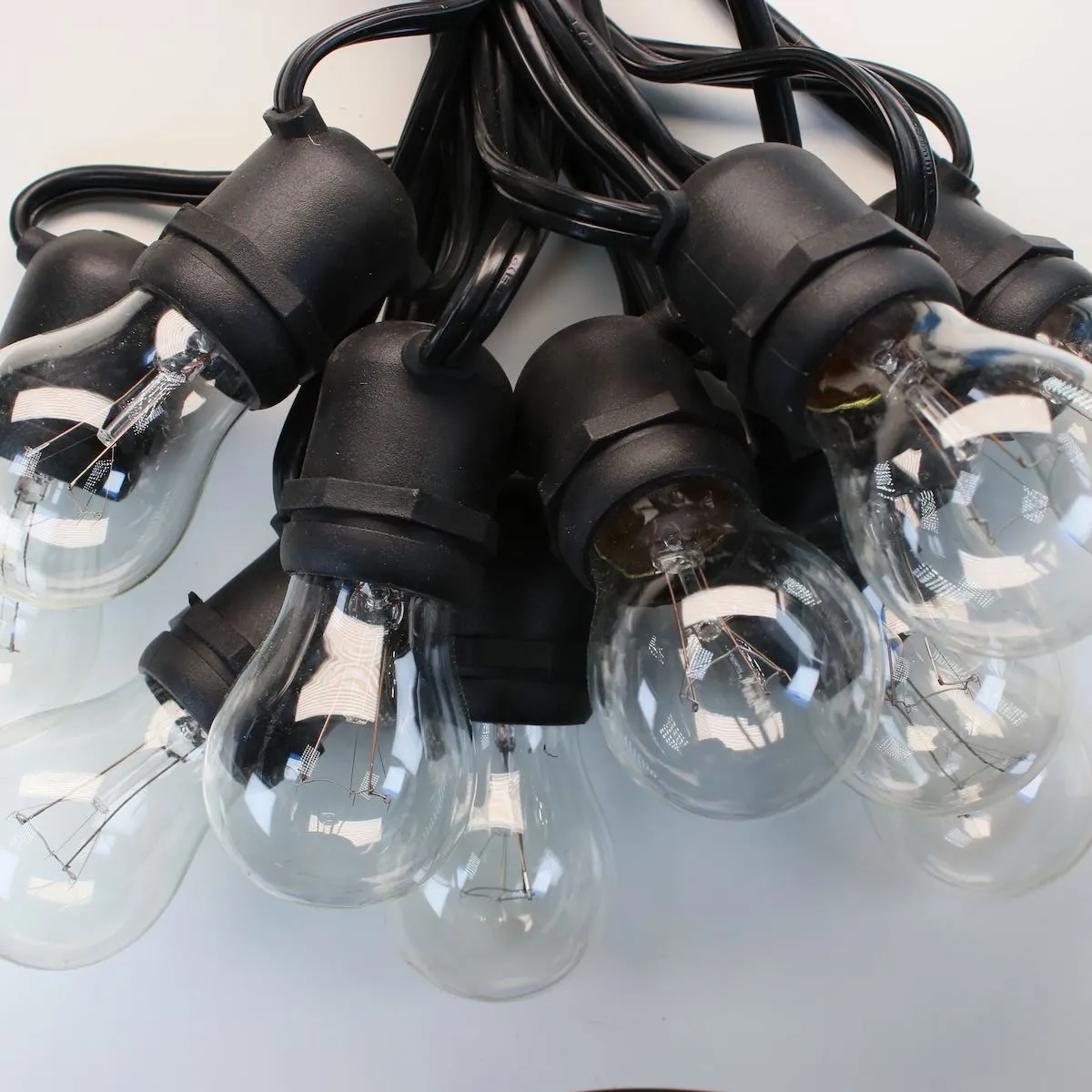 A15 Clear (White) Glass Bulbs E26 Bases (10 Pack)