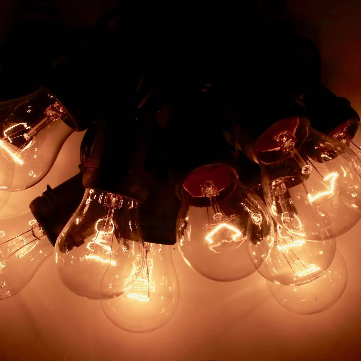 A15 Clear (White) Glass Bulbs E26 Bases (10 Pack)