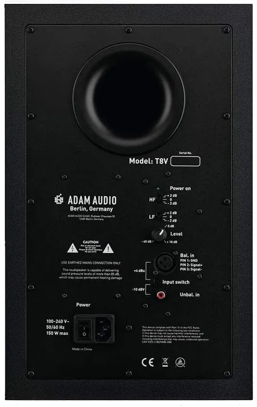 ADAM Audio T8V 8-inch Powered Studio Monitor