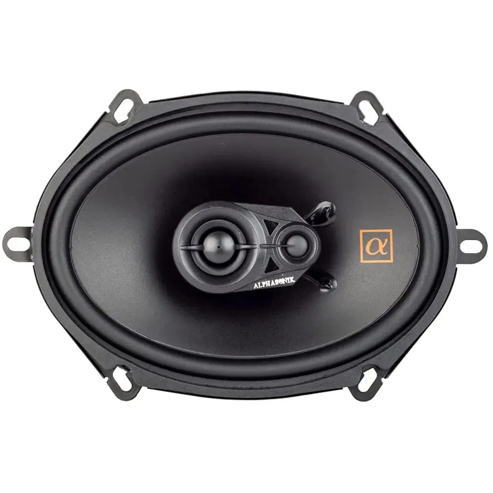 Alphasonik NS683Neuron Series 6 x 8 180 Watts 3-Way Full Range Car Audio Speaker (Pair)