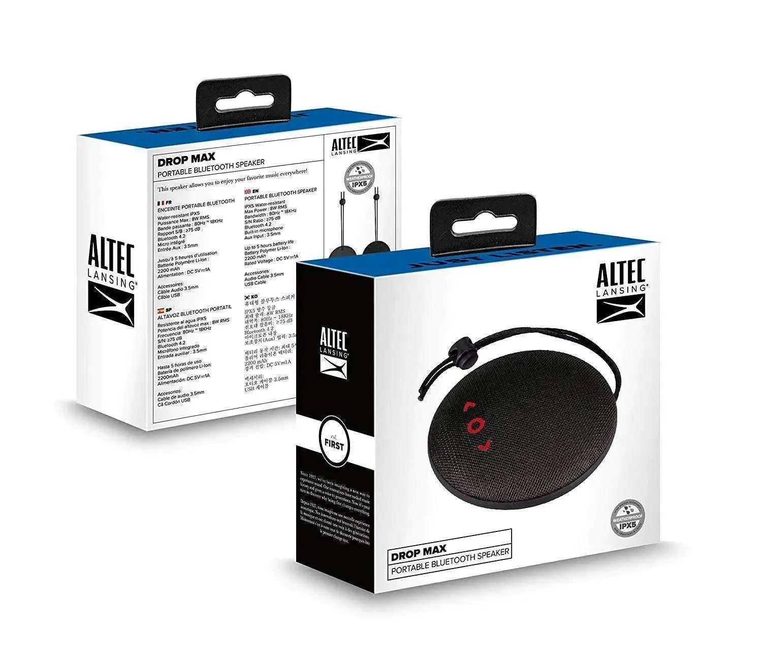 Altec Lansing Drop Max 2 W Magnetic Bluetooth Speaker (Stereo Channel)