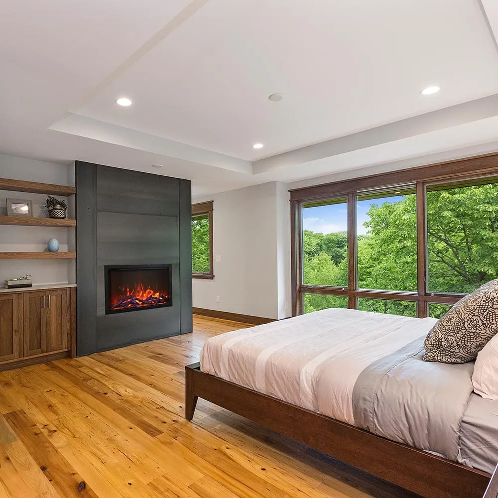 Amantii 38-In Traditional Bespoke Smart Built-In Electric Fireplace