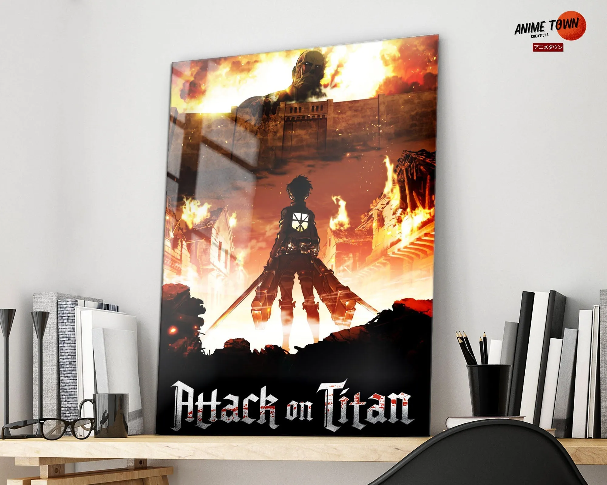 Attack on Titan Wall Metal Poster