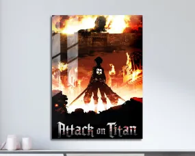 Attack on Titan Wall Metal Poster