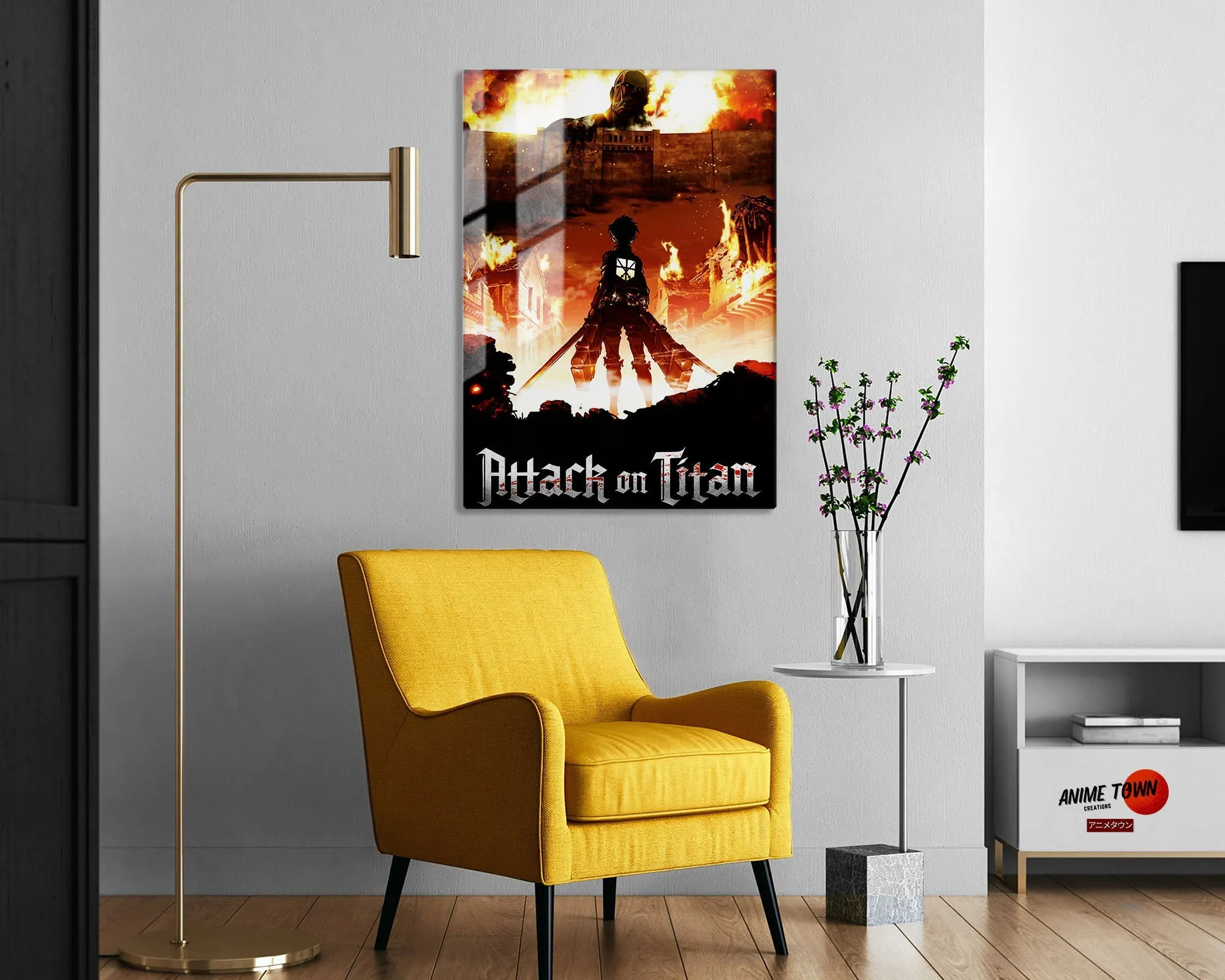 Attack on Titan Wall Metal Poster