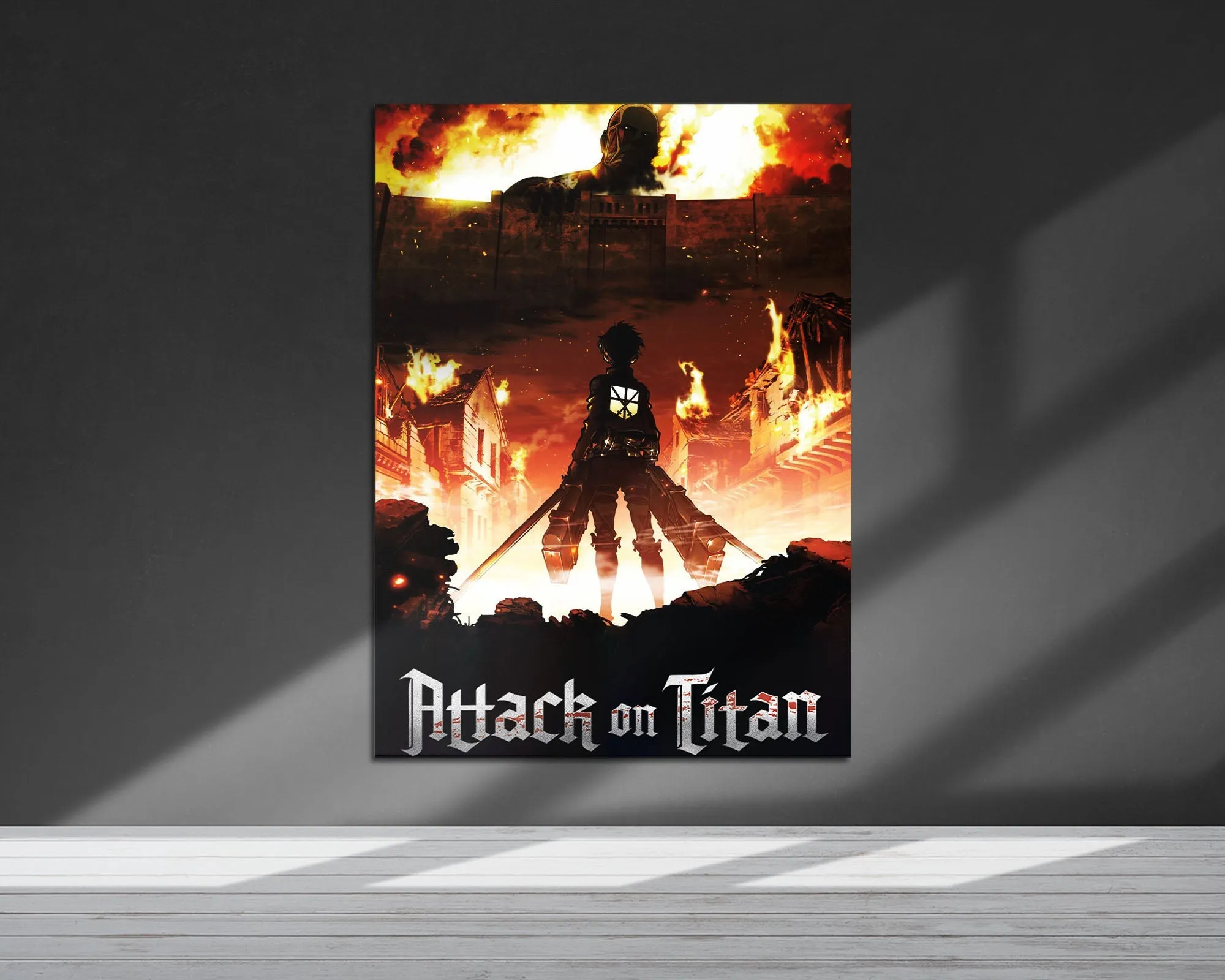 Attack on Titan Wall Metal Poster