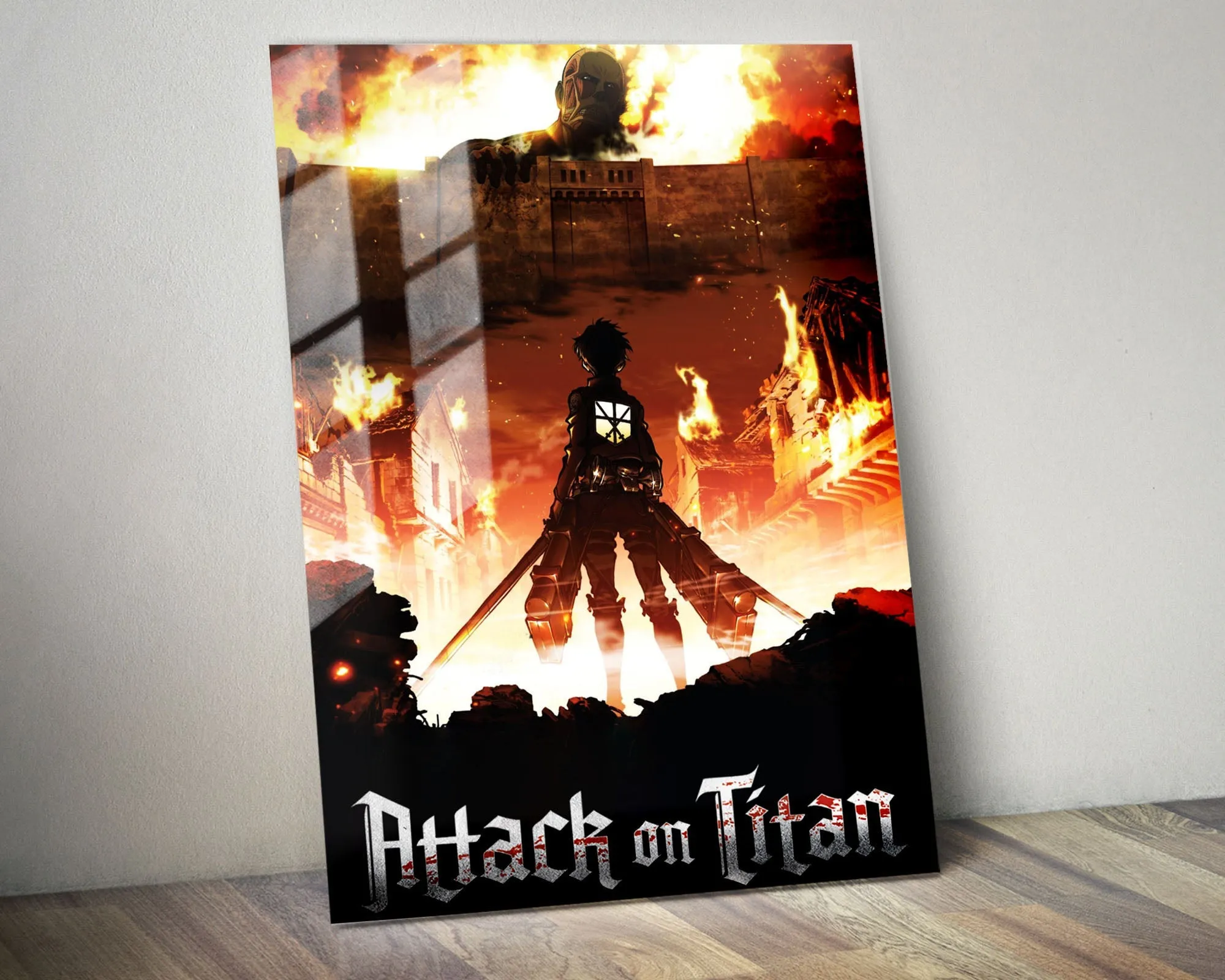 Attack on Titan Wall Metal Poster