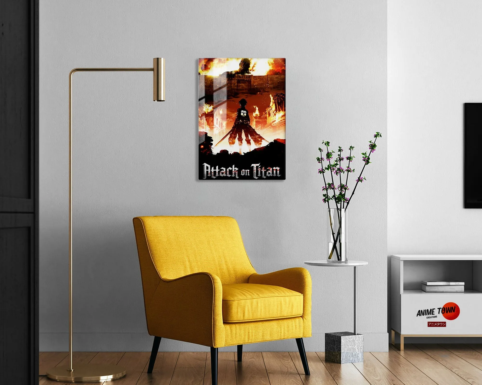 Attack on Titan Wall Metal Poster
