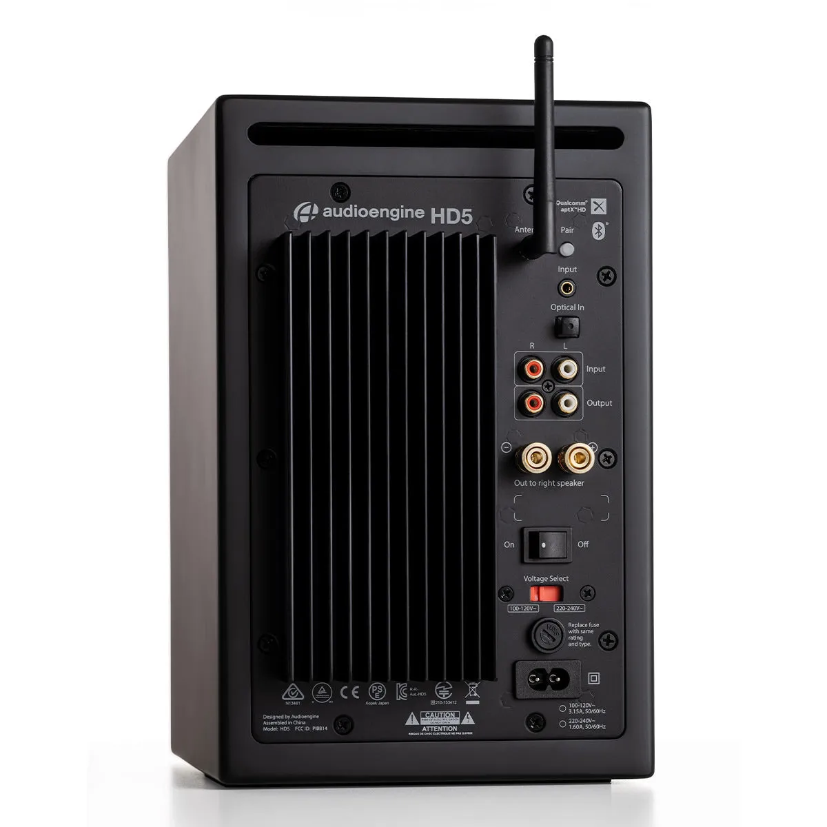 Audioengine HD5 Powered Bluetooth Bookshelf Speakers - Pair (Matte Black)