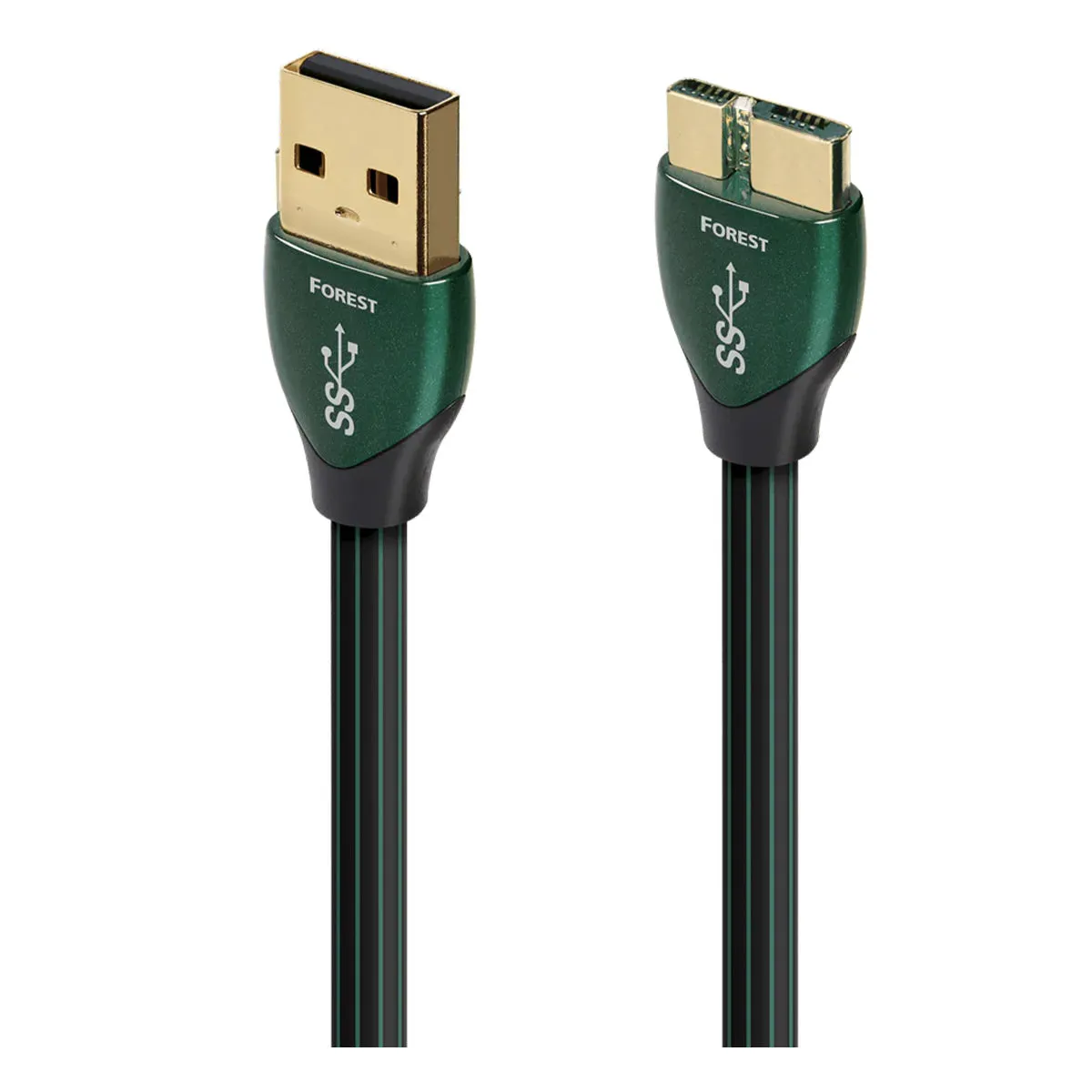 AudioQuest Forest USB-A 3.0 to Micro B 3.0 High-Definition Digital Audio Cable - Each (2.46 ft.)