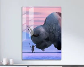 Avatar Aang and Appa Metal Poster