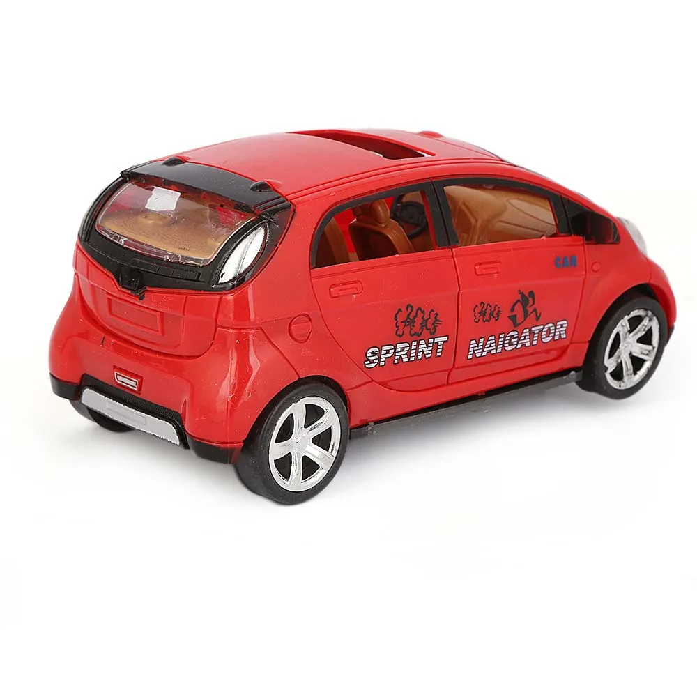 Battery Operated Car With Music & lights - Red