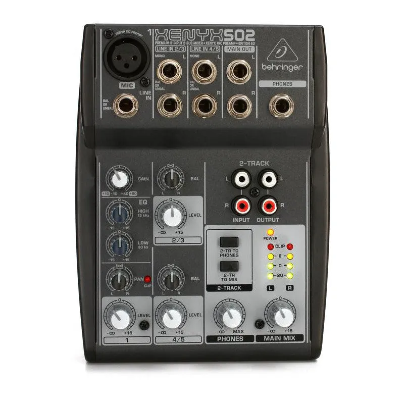 Behringer Xenyx 502 Analog Mixer