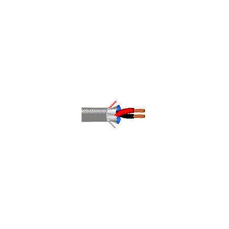 Belden 5400FE 20 AWG 2-Conductor Security and Commercial Audio Cable 1000FT Gray