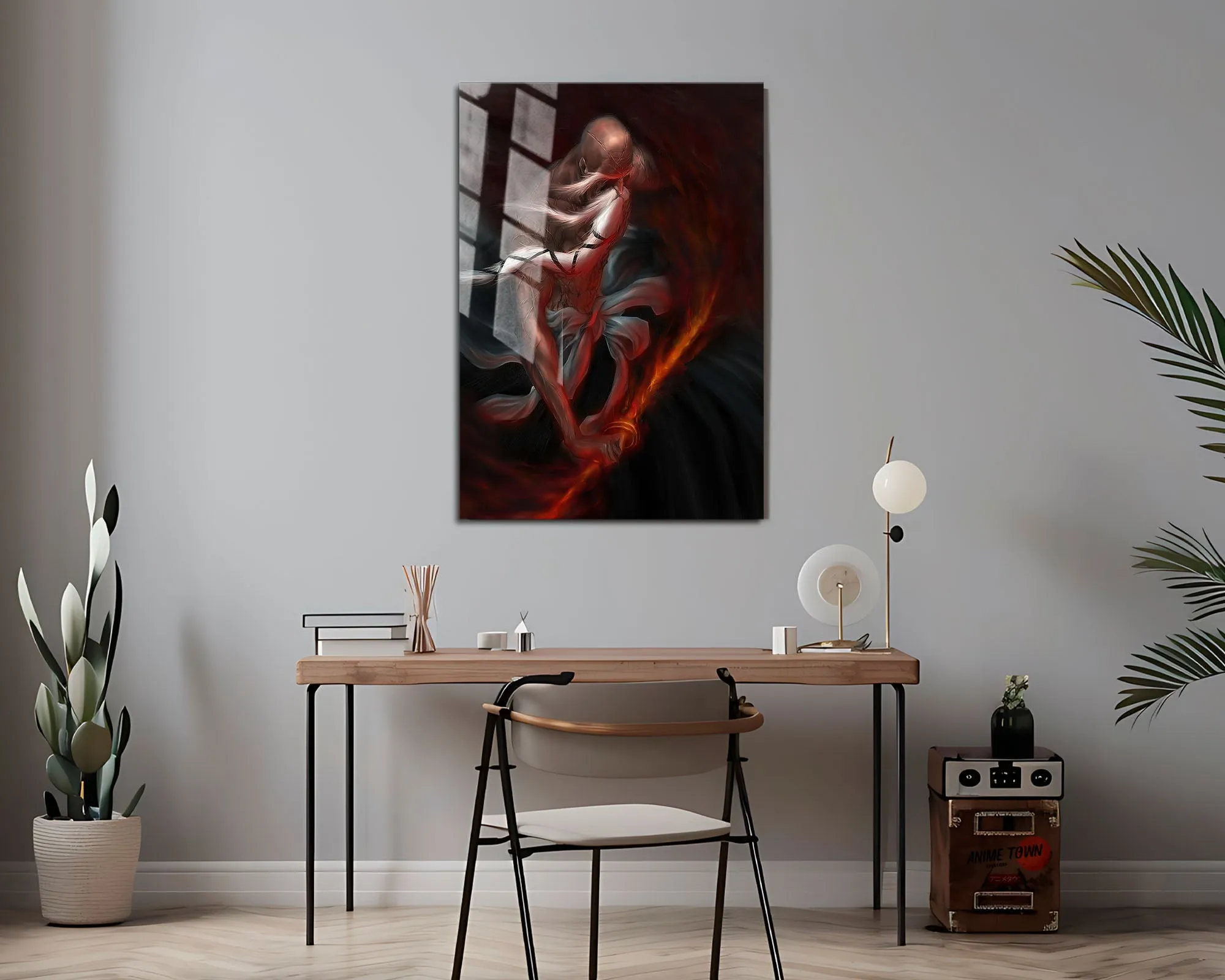 Bleach Yamamoto Bankai Metal Poster