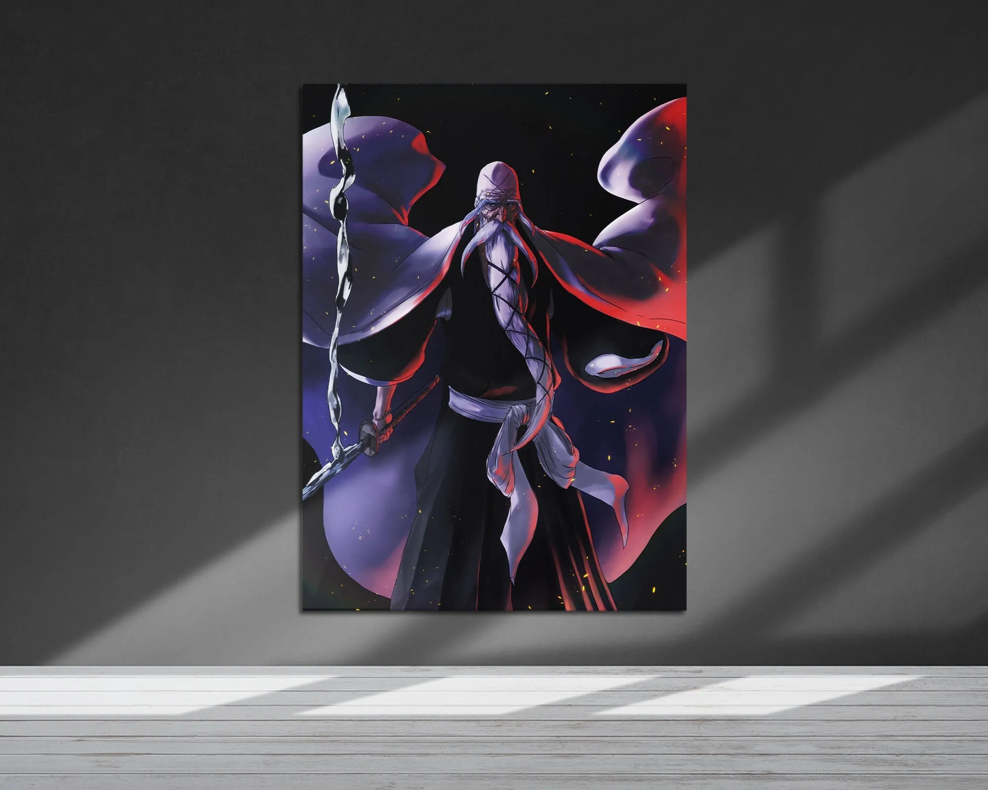 Bleach Yamamoto Metal Poster