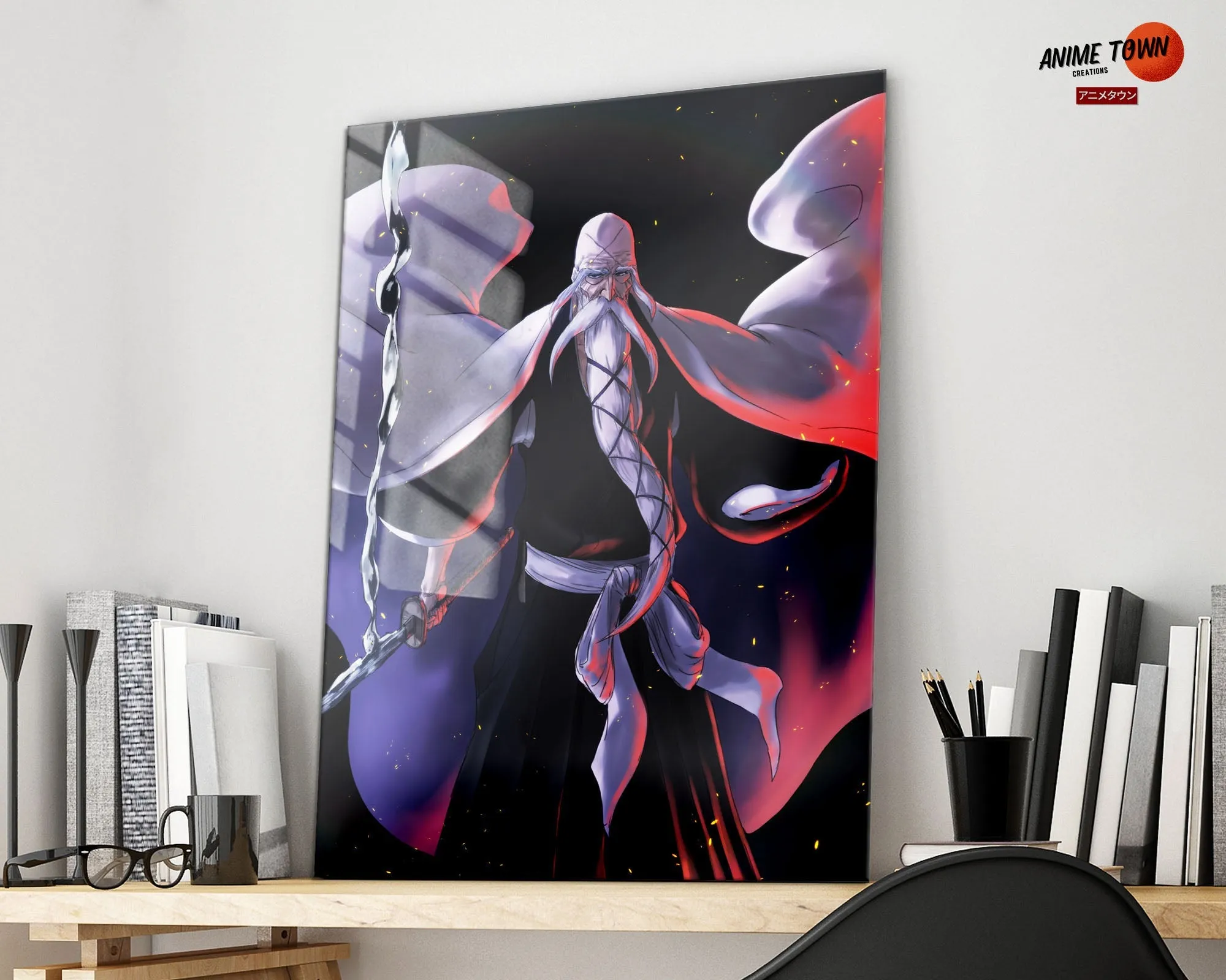 Bleach Yamamoto Metal Poster