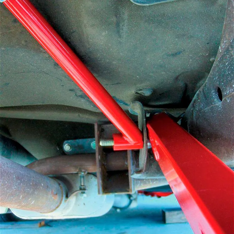BMR Control Arm Reinforcement Braces Chevy Monte Carlo (64-67) Red or Black