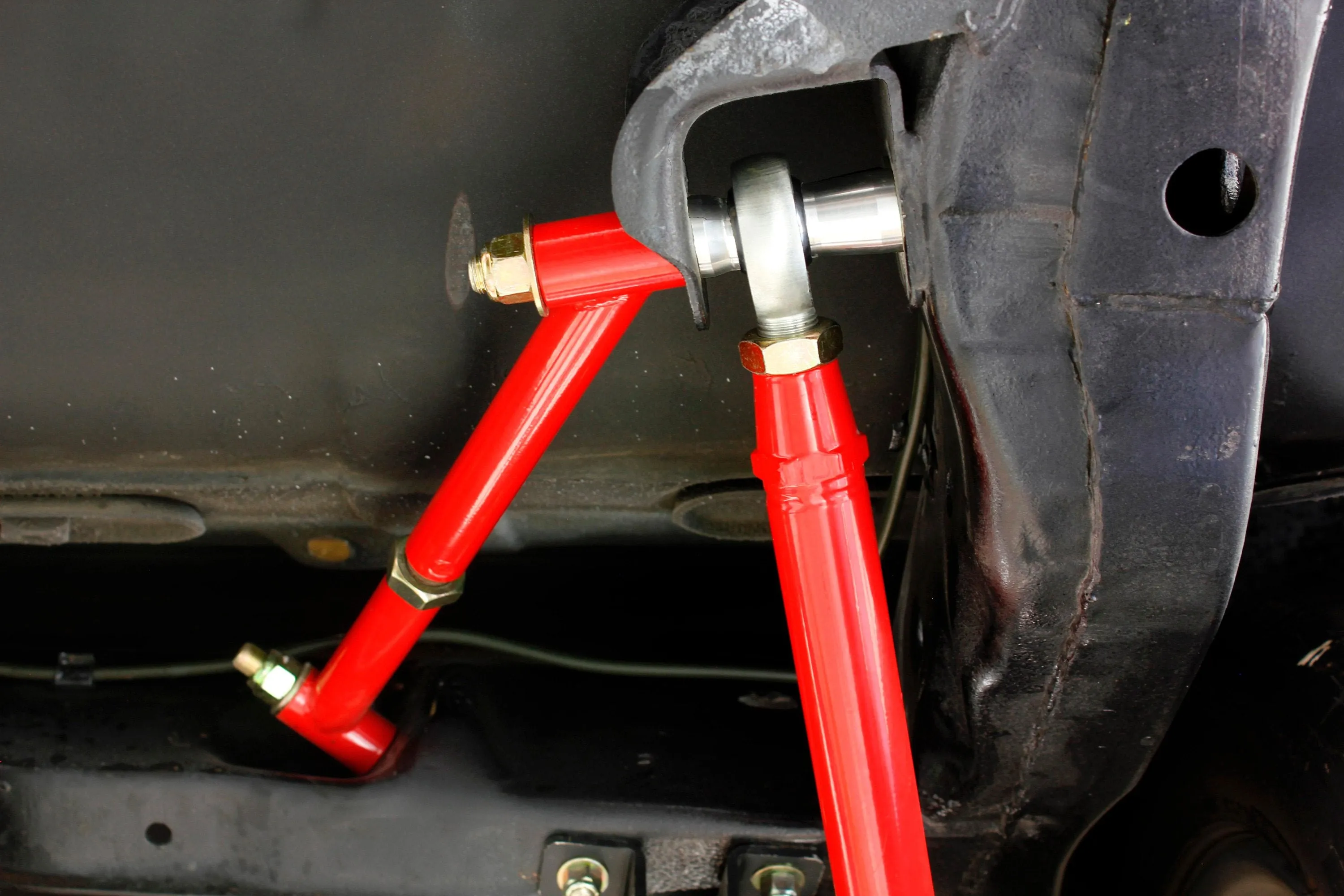 BMR Control Arm Reinforcement Braces Chevy Monte Carlo (64-67) Red or Black