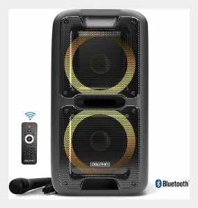 Brand New 3400W Dolphin SP-2100RBT Rechargeable Bluetooth Party Speaker Dual 10" WaveSync™