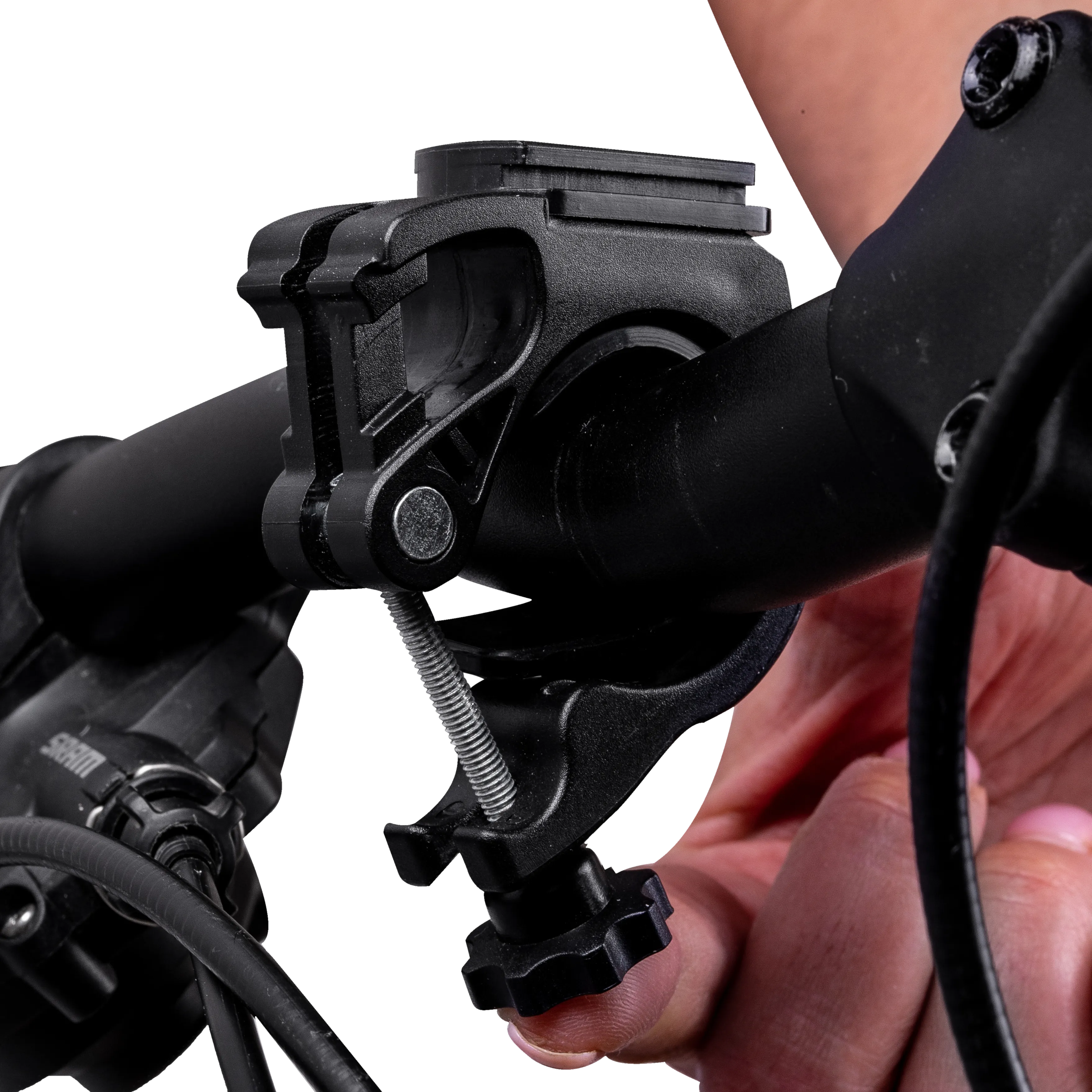 BX-1200 HEADLIGHT HANDLEBAR MOUNT REPLACEMENT FEATURING QUICK-RELEASE