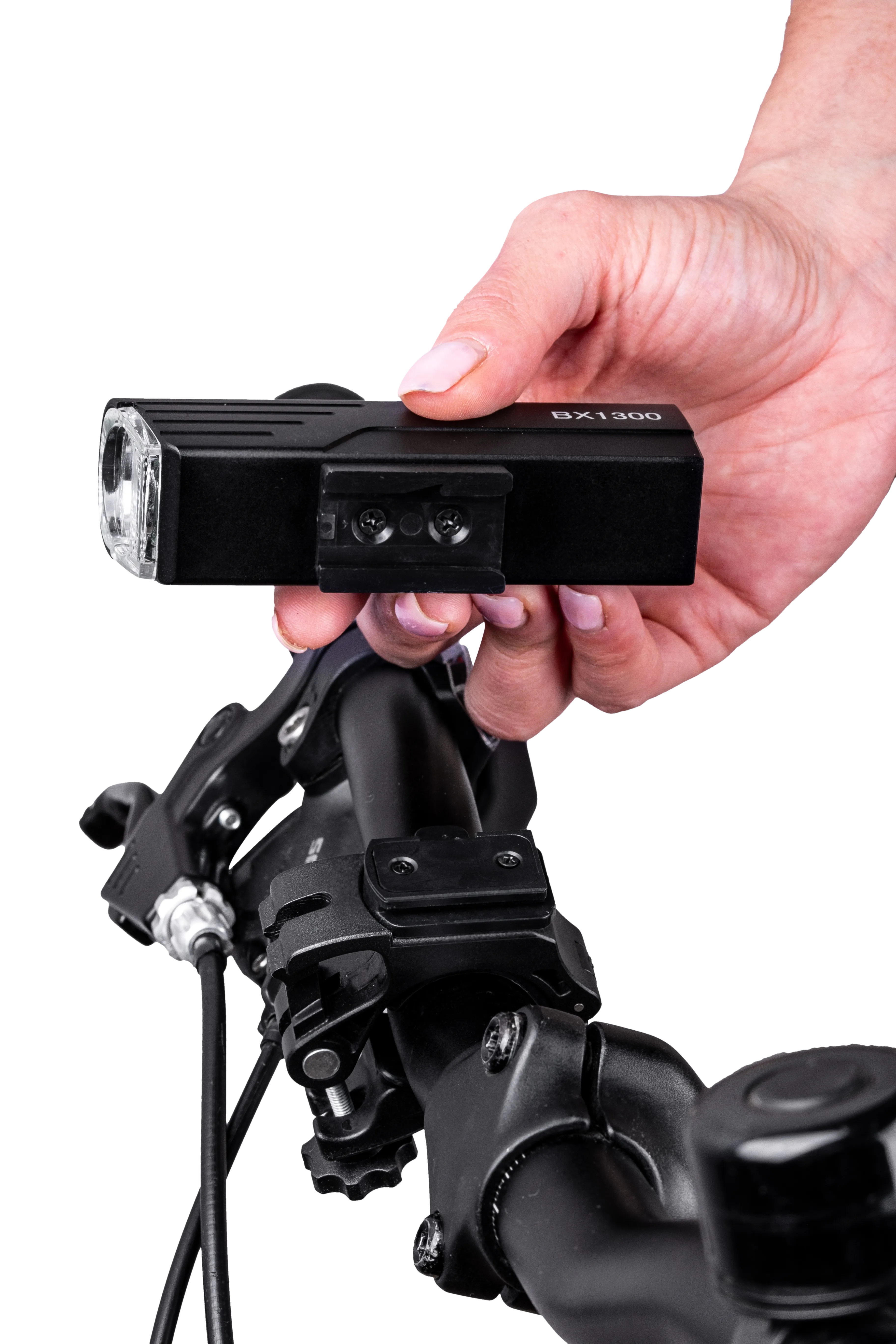 BX-1200 HEADLIGHT HANDLEBAR MOUNT REPLACEMENT FEATURING QUICK-RELEASE
