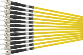 Camplex 12-Channel ST-Single Mode Tactical Fiber Optical Snake - 1500 Foot