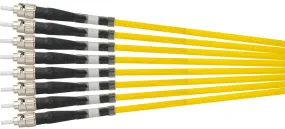 Camplex 8-Channel ST-Single Mode Tactical Fiber Optical Snake- 500 Foot