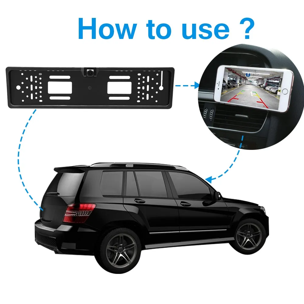 Car DVR Wireless Wifi Backup Parking Reverse Rear View Camera