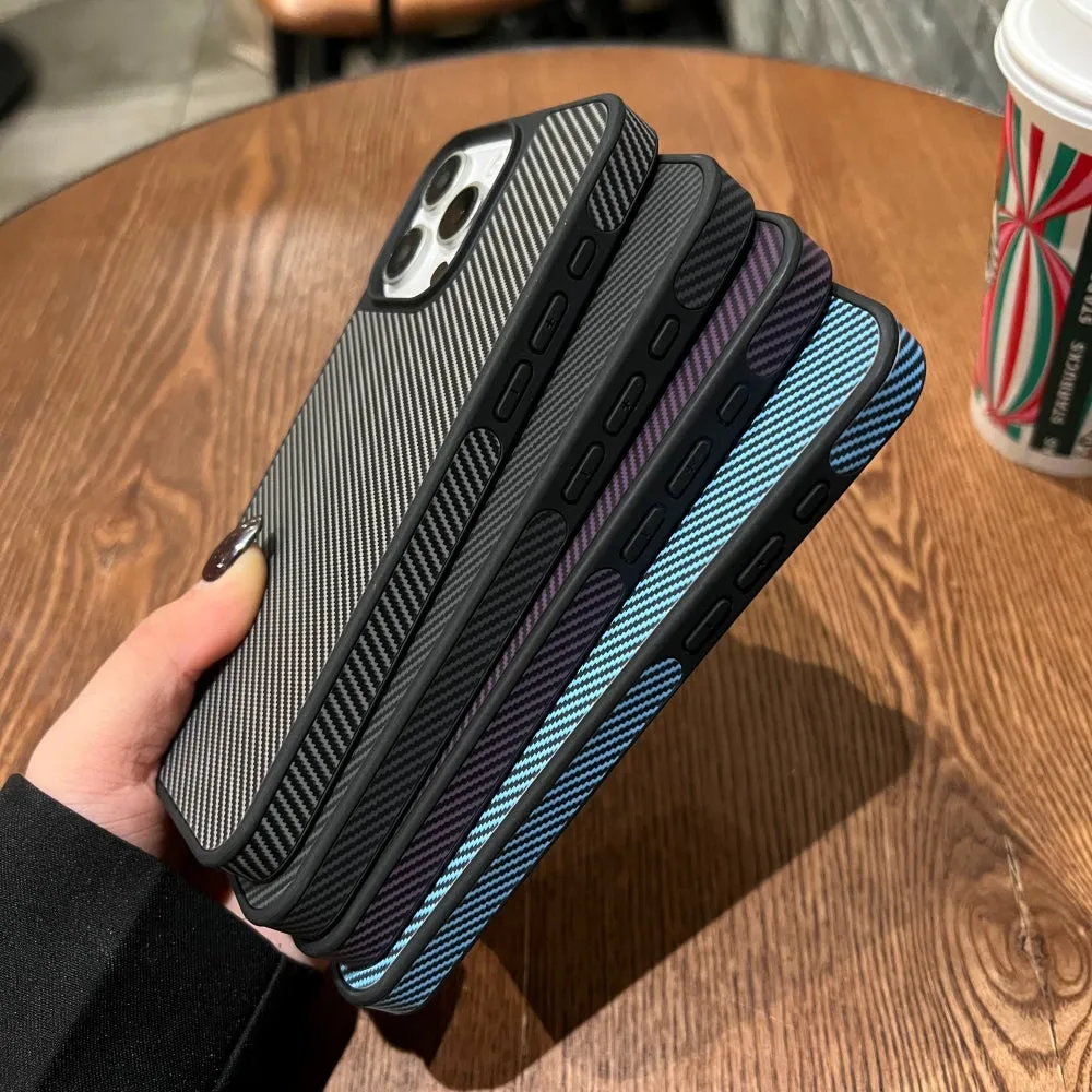 Carbon Fiber Texture PC (Hard) Phone Case - OnePlus 12