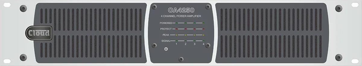 Cloud CA4250EK 4 x 250W @ 4Ω-8Ω-70V-100V Digital amplifier