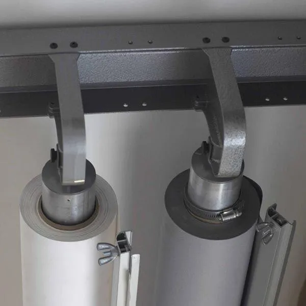 Colorama Rolleasy Paper Background Support System - 2.72m/9ft Ceiling Mount for 3 Rolls