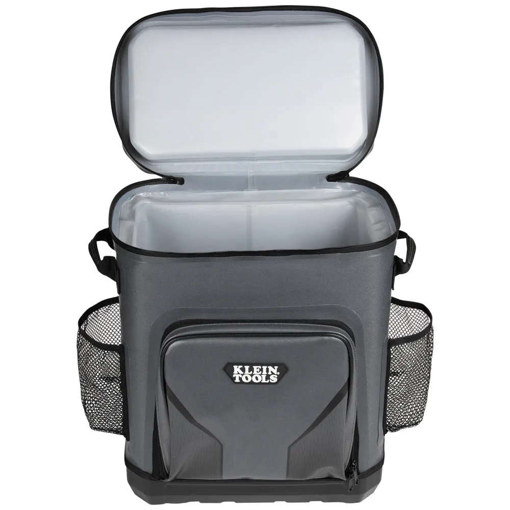 Cooler - Klein Tools Backpack Cooler, Insulated, 30 Can Capacity, 62810BPCLR
