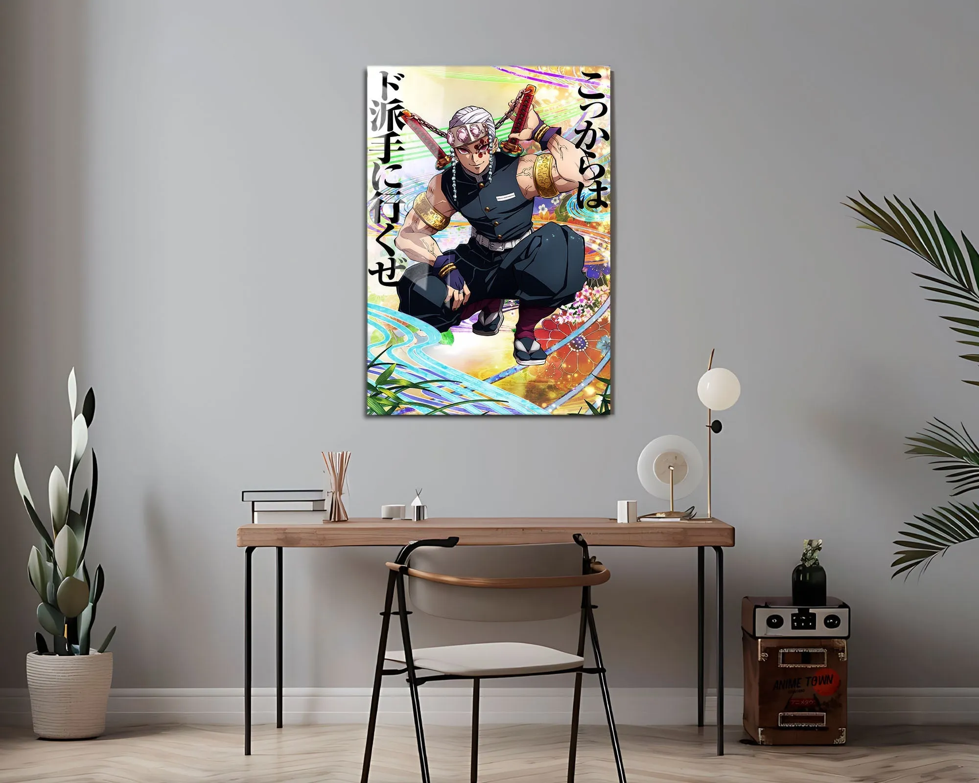 Demon Slayer Tengen Uzui Feature Metal Poster