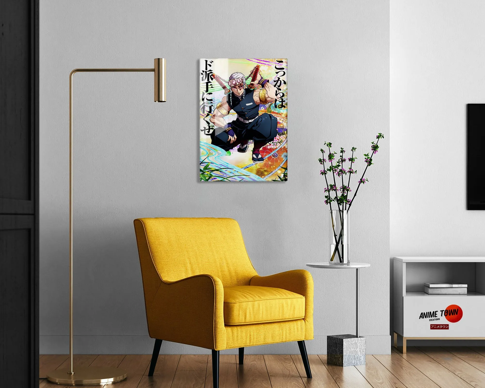 Demon Slayer Tengen Uzui Feature Metal Poster