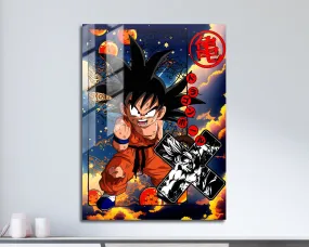 Dragon Ball Baby Goku Ultra Metal Poster
