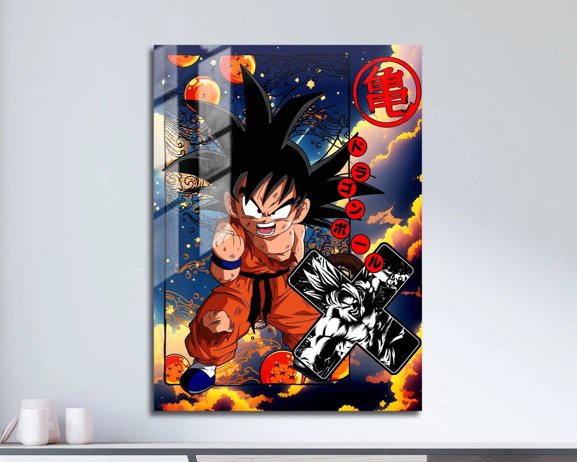 Dragon Ball Baby Goku Ultra Metal Poster