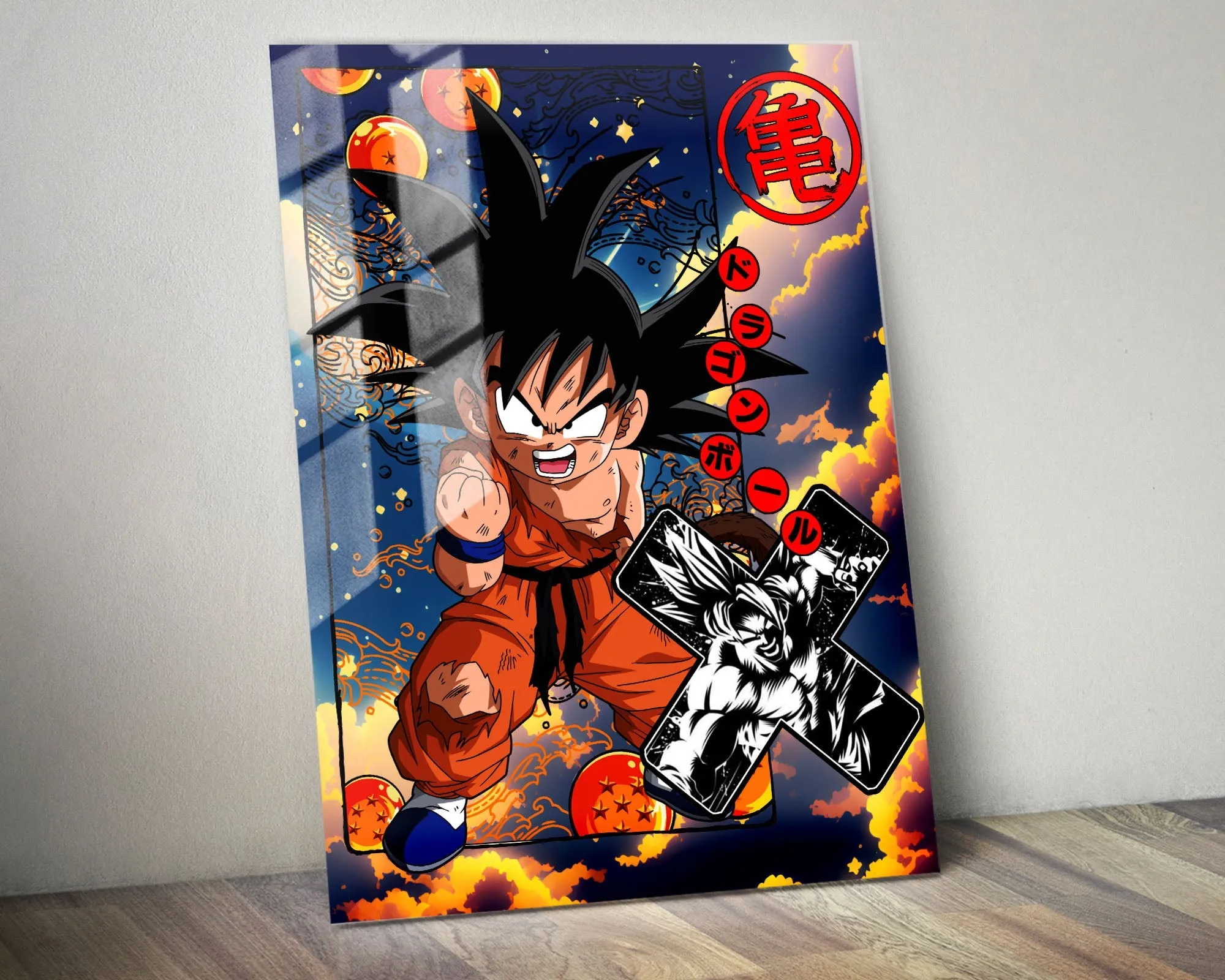 Dragon Ball Baby Goku Ultra Metal Poster