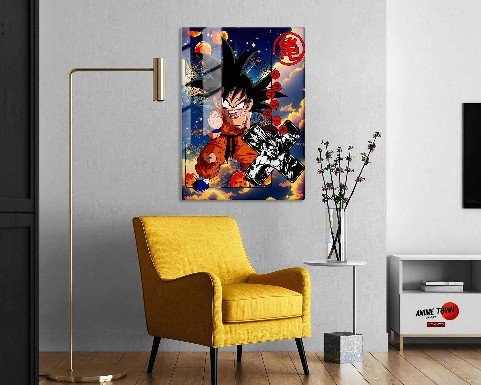 Dragon Ball Baby Goku Ultra Metal Poster