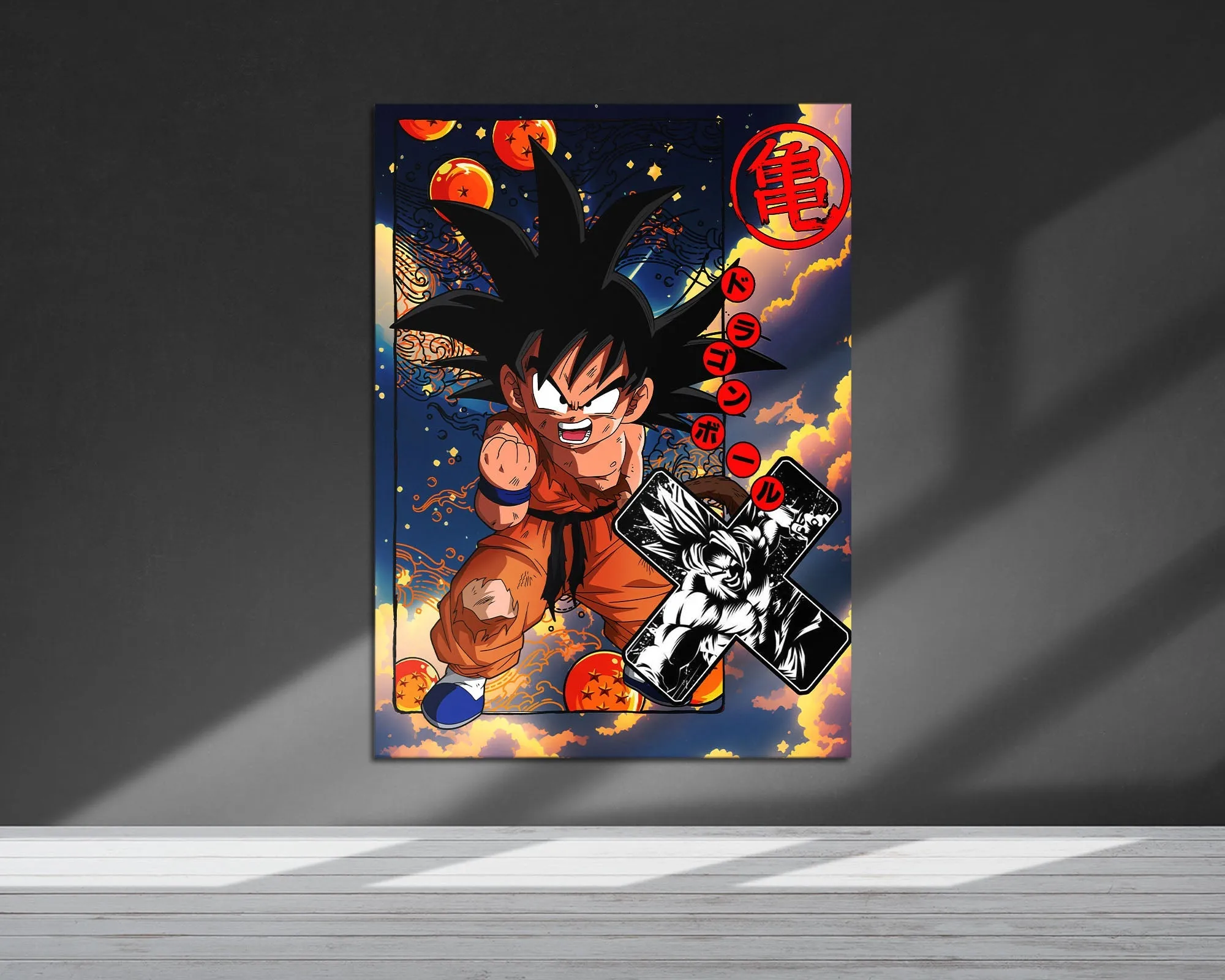 Dragon Ball Baby Goku Ultra Metal Poster
