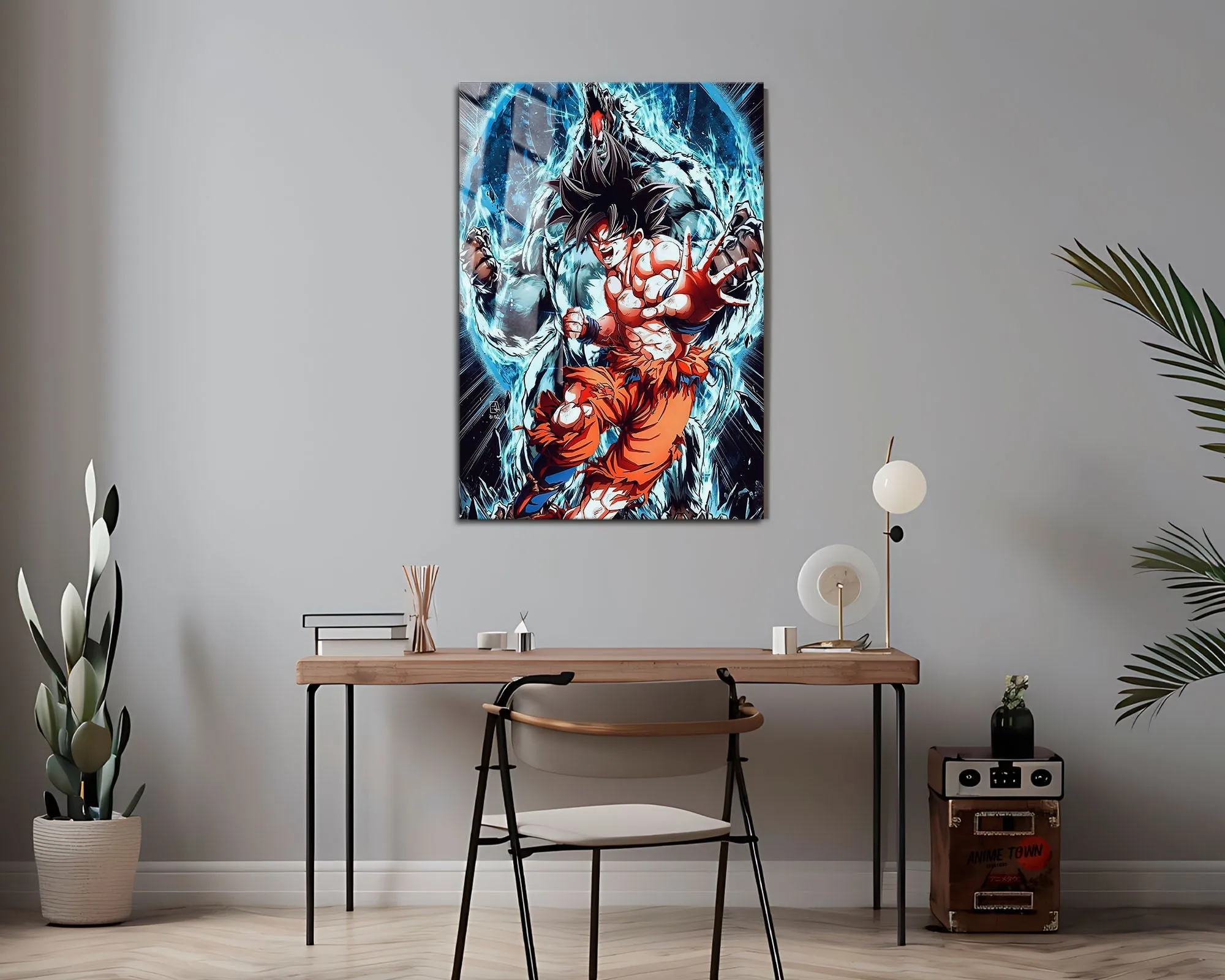 Dragon Ball Goku Inner Beast Metal Poster